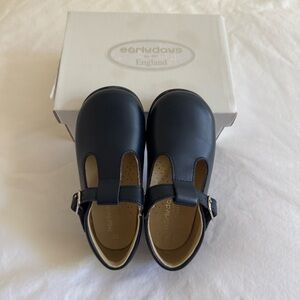 Early Days - Kids Alex T-Bar Shoes, Navy Size EU 25